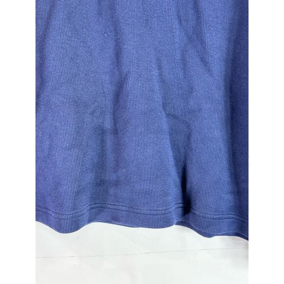 BANANA REPUBLIC Men's Navy Star Quarter-Zip Elbow-Patch Pullover Sweater SZ M - Picture 8 of 10